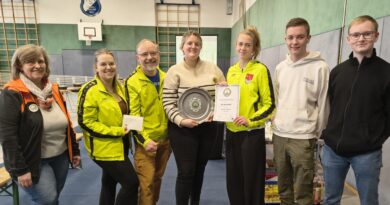 Siegerehrung Finale Bezirksliga Luftpistole